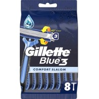Станки для бритья мужские Gillette Blue 3 Comfort Slalom 8 шт (7702018613007)