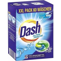 Гелевые капсулы Dash Alpen Frische 60 шт (цена за 1 шт) (4012400502097)