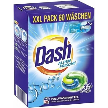 Гелеві капсули Dash Alpen Frische 60 шт (ціна за 1 шт) (4012400502097)