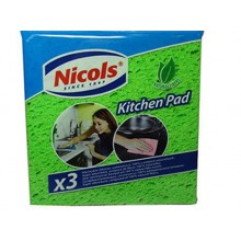 Салфетки целлюлозные Nicols Kitchen PAD 3 шт (5410721549828)