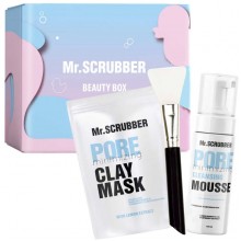 Подарочный набор женский Mr.Scrubber Pure Daily Care (маска для лица 150 г + мусс для умывания 150 мл + шпатель для приготовления и нанесения масок) (4820200331690)