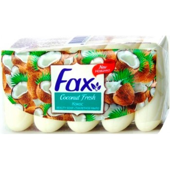 Туалетное мыло Fax Coconut Fresh Кокос 5 шт по 70 г