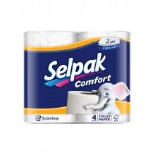 Туалетний папір Selpak Comfort 3 шари 4 рулони (8690530802117)