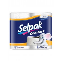 Туалетний папір Selpak Comfort 3 шари 8 рулони (8690530084018)