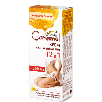 Крем для депиляции тела Caramel 12 в 1 200 мл (4823015934018)