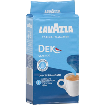 Кофе молотый без кофеина LavAzza Dek Classico 250 г (8000070011281)
