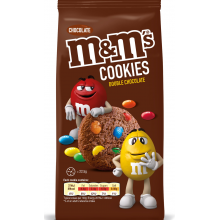 Печиво M&M's Cookies Double Chocolate 180 г (5056357902455)