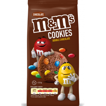 Печенье M&M's Cookies Double Chocolate 180 г (5056357902455)
