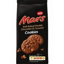Печиво Mars Soft  Double Chocolate Cookies & Caramel 180 г (5060402908040)