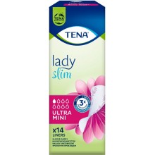 Урологические прокладки Tena Lady Slim Ultra Mini 14 шт 1к (7322541115832)