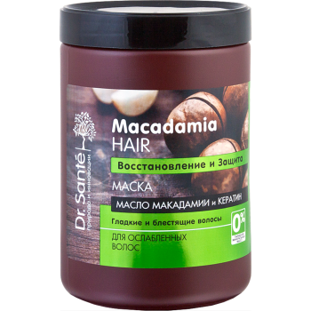 Шампунь Dr.Sante Macadamia Hair 1 л + Маска Dr.Sante Macadamia Hair 1 л (45000392)
