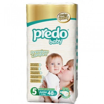 Підгузники дитячі PREDO BABY JUNIOR (5) 11-25 кг 48 шт