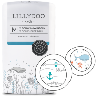 Підгузки для плавання Lillydoo M (9-15 кг) 11 шт (4260678843576)