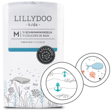 Подгузники  для плавания Lillydoo M (9-15 кг) 11 шт (4260678843576)