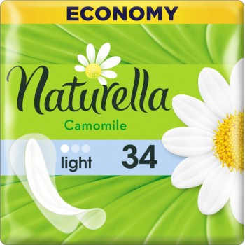 Щоденні гігієнічні прокладки Naturella Сamomile Light 34шт (8001090603920)