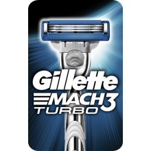 Станок для бритья Gillette Mach3 Turbo с 1 сменным картриджем (7702018421428)
