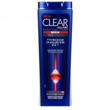 Шампунь для волос Clear 200 мл мужской глубокое очищение