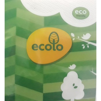 Серветка Ecolo  біла 100 листів (4820202890263)
