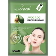 Тканинна маска для обличчя Sersanlove Avocado 25 г (6947935830149)
