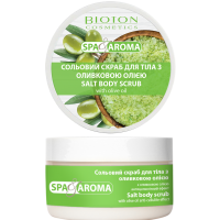 Соляной скраб для тела Bioton Cosmetics Spa & Aroma с Оливковым маслом 250 мл (4820026152561)