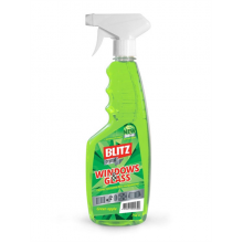 Засіб для миття скла Blitz Крістал розпилювач зелений 750 мл (4820051291792)