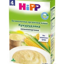 Органическая безмолочная каша HiPP Кукурузная 200 г (9062300125525) 