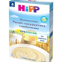 Молочная каша HiPP Рисово-кукурузная с пребиотиками 250 г (9062300113683) 