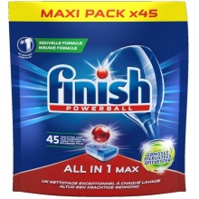 Таблетки для посудомоечной машины Finish Powerball All in 1 Max 45 шт (цена за 1шт) (3059946162980)