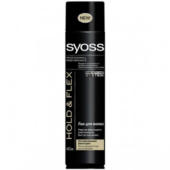 Лак для волос Syoss  Hold & Flex 400 мл (4015000945509)