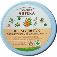 Крем для рук Зеленая Аптека с маслом Облепихи для экстремально сухой кожи 300 мл (4823015914690)