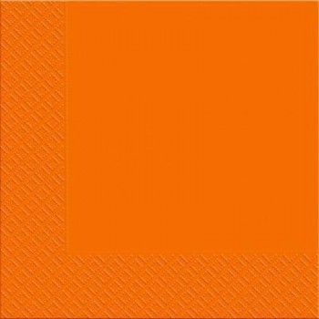 Салфетка Марго Оранжевая 3 слоя 33х33 см 20 шт (4820076640087)