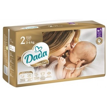 Підгузки дитячі DADA Extra Care 2 розмір 3-6 кг 44 шт (5903933668505)