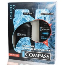 Набор мужской Compass Ice Energy (шампунь + дезодорант) (3800023411619)