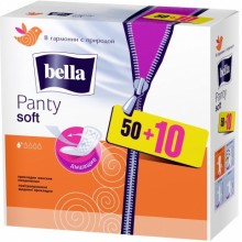 Щоденні прокладки Bella Panty Soft 50+10 шт (5900516312008)