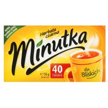 Чай черный Minutka Black Tea 40 пакетиков 56 г (5900396000972)