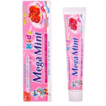 Зубная паста для детей Mega Mint Вишня  50 мл (3800023403539)