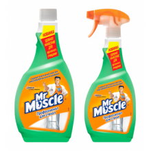 Средство для мытья Mr.Muscle распылитель зеленый 500 мл + 500 мл запаска