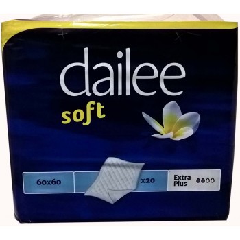 Пелюшки  Dailee Soft Extra Plus  60х60 см 20 шт (8595611623936)