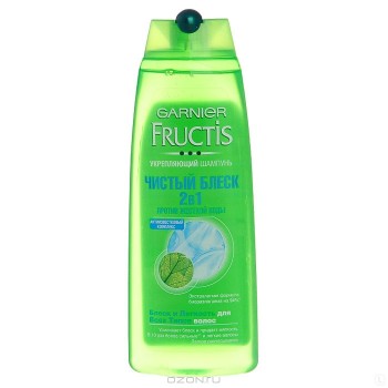 Шампунь для волос Fructis 250 мл 2в1 чистый блеск