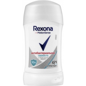 Дезодорант-антиперспирант Rexona  стик Антибактериальная свежесть 40 мл (46186263)