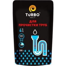 Средство для прочистки труб Turbo чист в гранулах 200 г (4823015913785)