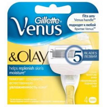 Сменные картриджи для бритья Venus & Olay (4 шт) (7702018267637)
