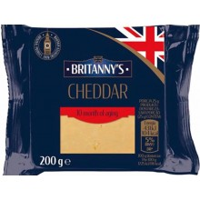 Сыр Cheddar Brittany's 200 г (5908250801284)