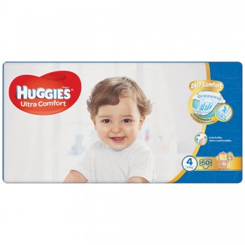 Підгузники дитячі Huggies Ultra Comfort 4,  8-14 кг 50 шт Jumbo Pack (5029053567860)