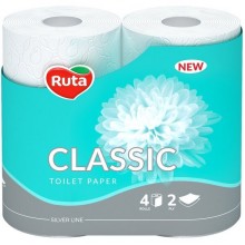 Туалетная бумага Ruta Classic 2 слоя 4 рулона (4820023740044)