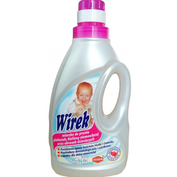 Молочко для стирки детского белья и пеленок Wirek 1 л (5901711001759)