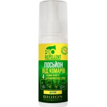 Детский лосьон от комаров Bioton Cosmetics Bio Repellent 4 часа защиты 100 мл (4820026156262)