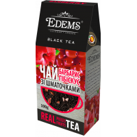Чай черный Edems с кусочками Барбарис Гибискус 100 г (4820149487274)
