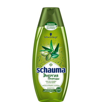 Шампунь для волосся Schauma Nature Moments Середземноморська оливка і алоє 400 мл 