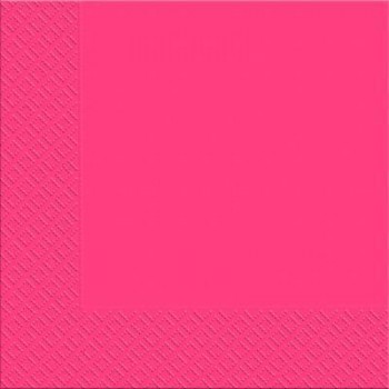 Салфетка Марго Темно-Розовая 3 слоя 33х33 см 18 шт (4820076640087)